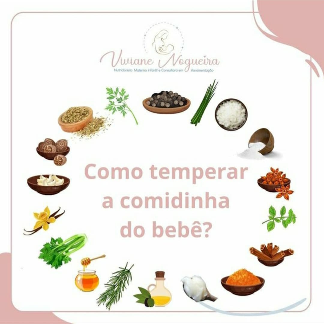 como temperar a comidinha do bebê